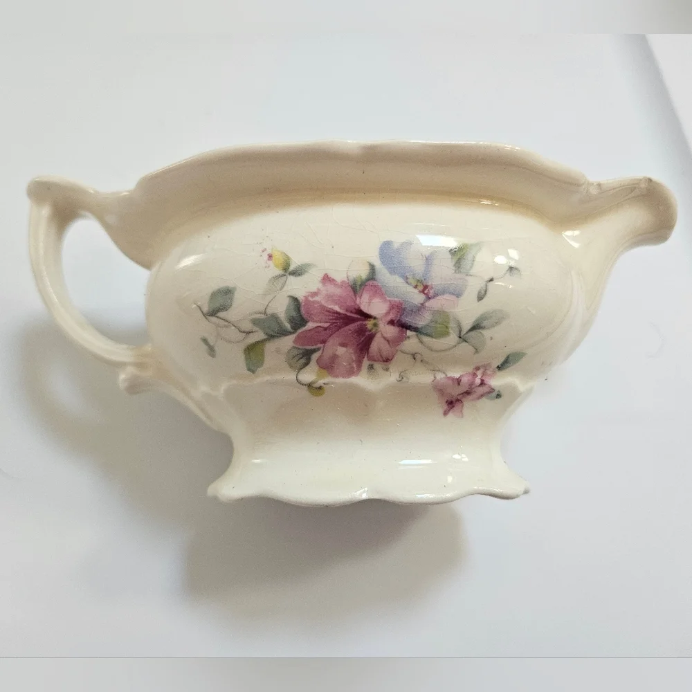 Vintage Antique Edwin M Knowles China Creamer Bowl 36-12 6.5